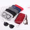 Estuche de fieltro para gafas de nuevo color, bolso de fieltro para los ojos, estuche de fieltro para lápices