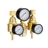 Medidor de gas argón ahorrador de energía manómetro ahorrador de gas válvula reductora de presión instrumento totalmente de cobre anticaídas y a prueba de golpes medidor de gas para máquina de soldadura por arco de argón rey ahorrador de gas