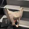 Bolso de Mano para Mujer Estilo Coreano de Nicho, Bolso Croissant Casual para Viajar, Bolso Cruzado Versátil de Lona, Nuevo Primavera 2026