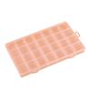 Caixa de plástico transparente 28 grade PP caixa de armazenamento elástico frisado parafuso vela ferramentas de hardware engrenagem de pesca caixa de embalagem de jóias