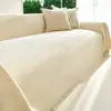 Tela de Cubierta para Sofá Estilo Crema de Gama Alta, Adecuada para Todas las Estaciones, Nuevo Modelo 2026, Cubierta Anti-Arañazos de Gato, Manta de Sofá de Chenille