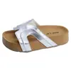 Sandalias de Mocasín Antideslizantes de Suela Gruesa Estilo Birkenstock de Retazos para Mujer, Verano 2026 Retro Casual para Uso Diario en Exteriores