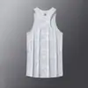 Chal de Verano para Hombre Amazon Transfronterizo Cuello Redondo Sin Mangas Absorbe el Sudor Manga Corta Camiseta Deportiva Chal Transpirable