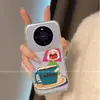 Adecuado para Funda de Teléfono Móvil Huawei Mate80, Moda de Nicho Meta60Pro+ Estilo Coreano Nuevo Modelo Chica de Café de Dibujos Animados para Mujer
