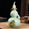 Botella de vino de calabaza de 5 kg, Jingdezhen, porcelana azul y blanca, cerámica, 1/2/10 kg, jarra de vino vacía sellada, jarra de vino