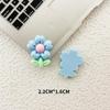 Accesorios de resina de flor de tulipán girasol brillantes material para carcasa de teléfono móvil, pasador de pelo, cuerda para la cabeza, pegatina de refrigerador, hebilla de zapato