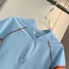Camiseta Deportiva de Montaña con Bloques de Color Funcional para Exteriores Secado Rápido Transpirable Moda Manga Corta para Hombres y Mujeres Parejas 11976