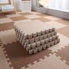 Alfombra de piso con costura de algodón y lino para dormitorio, mesita de noche, sala de estar, alfombra completa, ventana salediza gruesa, tatami, estilo crema, alfombra cuadrada