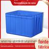 Caixas de Virada Personalizáveis, Caixas de Plástico Azuis, Caixas Organizadoras de Plástico Personalizadas 600.500-400