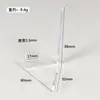 Película Laminada Transparente para Tarjeta de Boleto Láser Funda Rígida para Tarjeta Bolsa de Almacenamiento Funda Protectora para Recorte de Boleto Pequeño Funda de Almacenamiento de Plástico Portatarjetas Grande