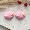 Accesorios de resina de estrella de mar y concha de la serie Oceánica para fundas de teléfono DIY, dijes para zapatos, decoraciones para zapatos, pinzas para el cabello y accesorios para el cabello