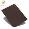 Placa de Acero Inoxidable Cepillado Cobre Rojo Se Puede Procesar 201/304/316 Placa Decorativa Colorida Fábrica de Placas de Acero Inoxidable Foshan