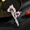 Broche de Lirio de Calas Full Diamond de Moda Nueva Decoración para Ropa de Moda Versátil Ramillete Accesorios de Decoración para Vestidos Festivos
