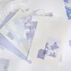 Papel Material Shiguang - Série Plantas do Mundo Humano - Diário Tema Folha e Flor Material para Colagem de Fundo e Anotações de Mensagens
