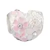 Panjia Nuevo Polvo de Melocotón Caliente Flor Mariposa Hierba de la Suerte con Cuentas Accesorios DIY Pulsera Pulsera Venta al por Mayor