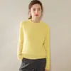 Suéter de Cachemira para Mujer Otoño/Invierno 2026 con Hombro Raglán y Cuello Redondo, Diseño Versátil, Tejido de Lana