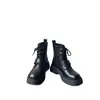 Aumento 5cm Dr. para Mujer. Botas Martens Estilo 2026 Suela Gruesa Botas Amarillas Grandes Hebilla Retro Botines con Cordones Botas de Motocicleta Casuales