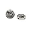 Nuevos Accesorios de Plata de Ley S925 Muestra Cuentas Hongtu Plata Tailandesa Cuentas Planas diy Pulsera Hecha a Mano para Hombre Accesorios