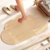 Alfombrillas de Piso Suaves de Tierra de Diatomeas al por Mayor Transfronterizas para Baño de Casa, Entrada, Absorbentes de Agua y Antideslizantes para Puerta de Baño