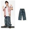 Roupas da moda infantil de hip-hop, roupas de performance, camisetas de hip-hop, ternos bonitos para meninos, roupas de hip-hop para meninas, roupas infantis de marca da moda