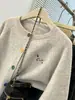 Cárdigan de Punto para Cachorros para Mujer, Top Corto Holgado para Primavera y Otoño, Nueva Chaqueta Suéter Estilo Universitario de Otoño 2026