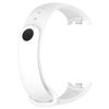 Adequado para Xiaomi Mi Band 9 10 11 Pulseira de Silicone Mi Band8Nfc Conector de Metal Aço Cor Sólida Pulseira Esportiva de Pulso