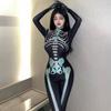 Lencería sexy Pinxian nueva serie de calaveras color escolar traje sexy para pareja 2369