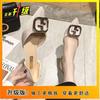 Flats de Punta con Boca Baja para Mujer 2025 Nuevo Estilo Hueco Pedrería Hebilla Cuadrada Sencillos Moda Stiletto Tacones Pequeños Tacones Altos