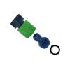 Junta de plástico ABS para manguera de agua de jardín Conector rápido americano de 3/4 de pulgada Conexión de chupón con alambre interior para manguera de PVC