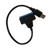 Venta al por mayor de fábrica línea de datos sataIII 3.0 USB3.0 a SATA línea de unidad fácil línea de disco duro de 2.5 pulgadas