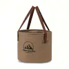 Balde de Água Dobrável Portátil para Exterior Balde para Buscar Água de Viagem Balde Portátil de PVC Balde de Pesca Balde de Água de Grande Capacidade para Acampamento