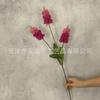 Flores Artificiais de Jacinto Lavanda de 3 Ramos para Decoração de Casamento, Flores Falsas para Arranjos Florais de Casamento, Flores Artificiais para Fotografia ao Ar Livre
