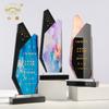 Prêmio de Funcionário Criativo e Excepcional Troféu Vento da Honra Fabricação de Cristal Gravação de Fotos Medalha Colorida Cartão de Autorização Troféu