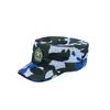 Gorra Camuflaje Océano Gorra de Entrenamiento Militar para Estudiantes Gorra Ajustable para Entrenamiento al Aire Libre Gorra de Ala Plana a Prueba de Polvo para Protección Laboral Primavera y Otoño para Hombres