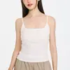 Camisole feminina com gola quadrada, estilo "spicy girl", para usar por baixo, com bojo embutido, abotoamento frontal, costas bonitas, sexy, justa ao corpo, top base ombro a ombro