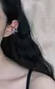 Pendientes de Elfo Mariposa con Perla de Diamante Moda Diseño de Nicho Sentido Avanzado Clip para Hélice Auricular Salida de Fábrica
