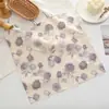 Lenço Feminino de Algodão Puro Novo Estilo Transfronteiriço 34cm, Estilo Fino Nostálgico Antigo, Lenço 100% Algodão Macio e Confortável para Enxugar o Suor