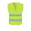 Chaleco de seguridad reflectante para construcción, tráfico, obras de construcción, overoles sanitarios, chaqueta de montar, logotipo impreso