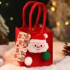 Bolsa de Manzana para Nochebuena Bolso de Mano Bolsa de Dulces Bolsa de Empaque para Nochebuena Bendición Regalo Pequeño Regalo de Navidad
