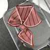 Primavera y Verano 2021 Nuevo Pañuelo Delgado Estrecho Largo Enchufe Pañuelo Pequeño ins Rayado Simple Imitación Seda Decorativo Pañuelo Pequeño