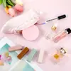 Bolsa de Maquillaje Personalizada con Forma de Zapatilla de Ballet Rosa Sedas y Satines Linda Bolsa de Cosméticos Portátil Nueva Bolsa Pequeña para Objetos para Mujer