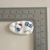 Novo Gatinho Kt Branco Pérola Acessórios Gota d'Água Materiais Manuais DIY Grampo de Cabelo Adorno para Cabeça Capa de Celular Encaixe para Sapato Combinando
