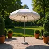 Fábrica de Paraguas Da Donghua Parasol de Columna Central 2,5 m 8K Aleación de Aluminio Paraguas Parasol de Jardín Parasol Exterior Ocio