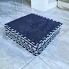 Alfombrillas de Suelo de Color Sólido Empalmadas al por Mayor, Alfombras Modernas Simples de Cobertura Total para Sala de Estar, Alfombrillas de Suelo Domésticas Antideslizantes de Fácil Cuidado Transfronterizas
