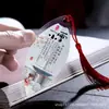 Estilo Chinês Vinte e Quatro Termos Solares Veio de Folha Marcador de Página Folha Real DIY Presente Criativo Material Escolar Papelaria Artesanal