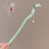 Elegante Pasador de Flor con Borla Estilo Chino para Mujer, Accesorio Retro para el Cabello para Hanfu y Cheongsam, Pasador de Alta Gama para la Parte Posterior de la Cabeza