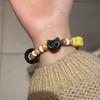 Pulsera Miau Mi pequeña con diseño de nicho retro para mujer, estilo francés, retro, personalizada, sencilla, combinable y elegante.
