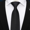 Corbata Gris Hombre Nudo Libre Japonés Estrecho Traje Camisa Estudiante Negro Cremallera Casual Sin Corbata Mujer