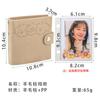 Álbum de fotos de tres pulgadas con diseño de chica persiguiendo estrellas, con frijoles amorosos, almacenamiento de tarjetas pequeñas, álbum de fotos de polo de hojas sueltas, libro de tarjetas de colección One Palace