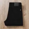 Calça Jeans Casual Masculina Lavada de Outono Cintura Elástica Micro Cinco Bolsos Nova 2024 Estilo Nostálgico Americano